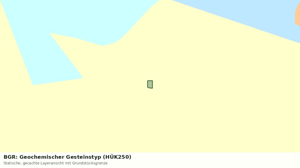 Statische Kartenansicht: BGR: Geochemischer Gesteinstyp (HÜK250)