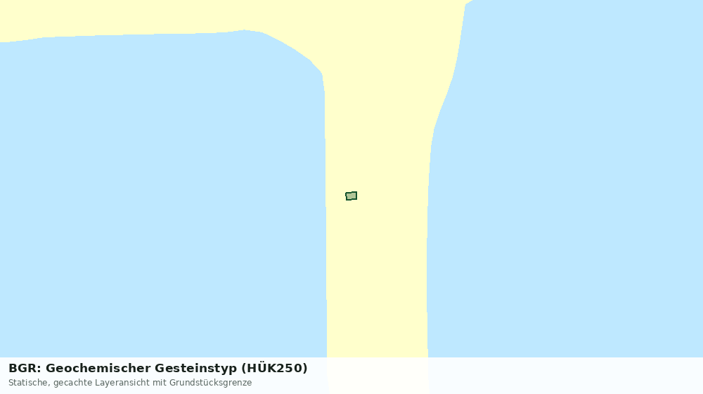 Statische Kartenansicht: BGR: Geochemischer Gesteinstyp (HÜK250)