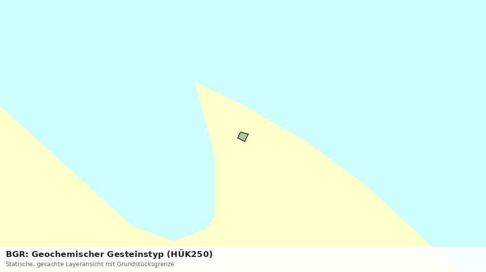 Statische Kartenansicht: BGR: Geochemischer Gesteinstyp (HÜK250)