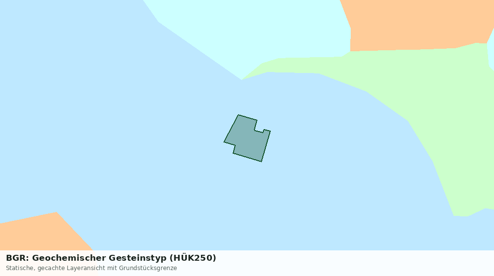 Statische Kartenansicht: BGR: Geochemischer Gesteinstyp (HÜK250)