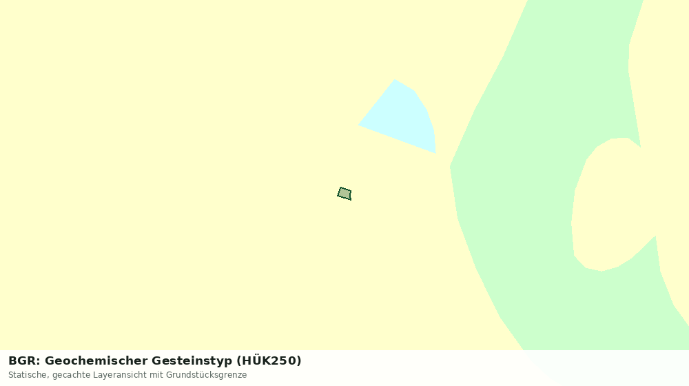 Statische Kartenansicht: BGR: Geochemischer Gesteinstyp (HÜK250)