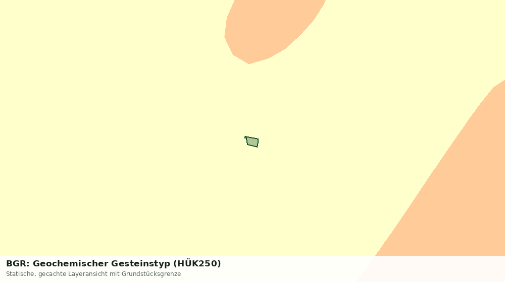Statische Kartenansicht: BGR: Geochemischer Gesteinstyp (HÜK250)