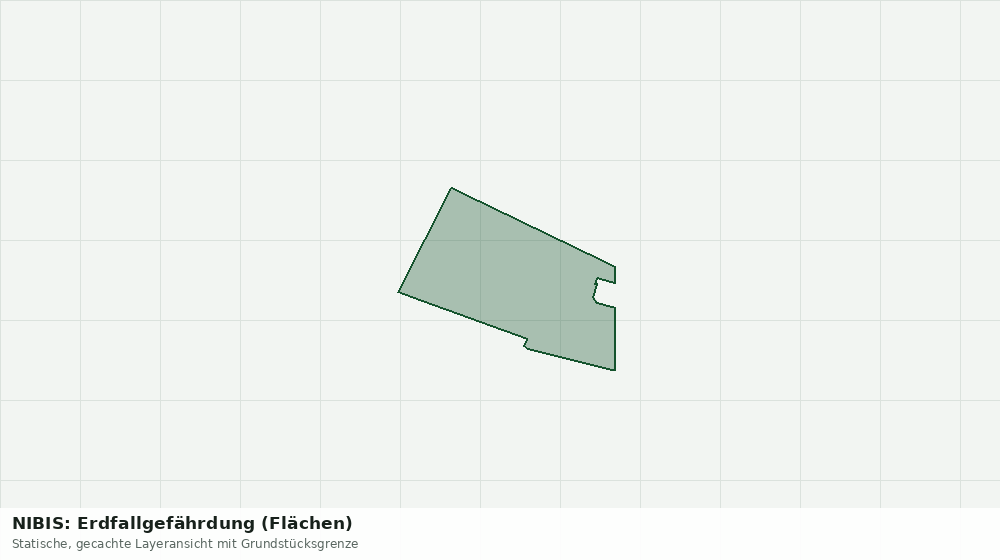 Statische Kartenansicht: NIBIS: Erdfallgefährdung (Flächen)