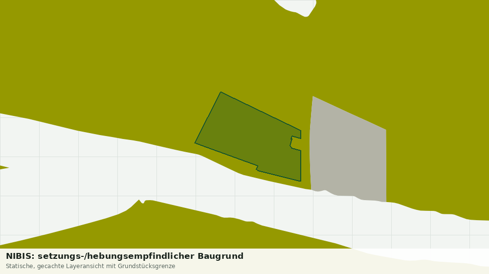 Statische Kartenansicht: NIBIS: setzungs-/hebungsempfindlicher Baugrund