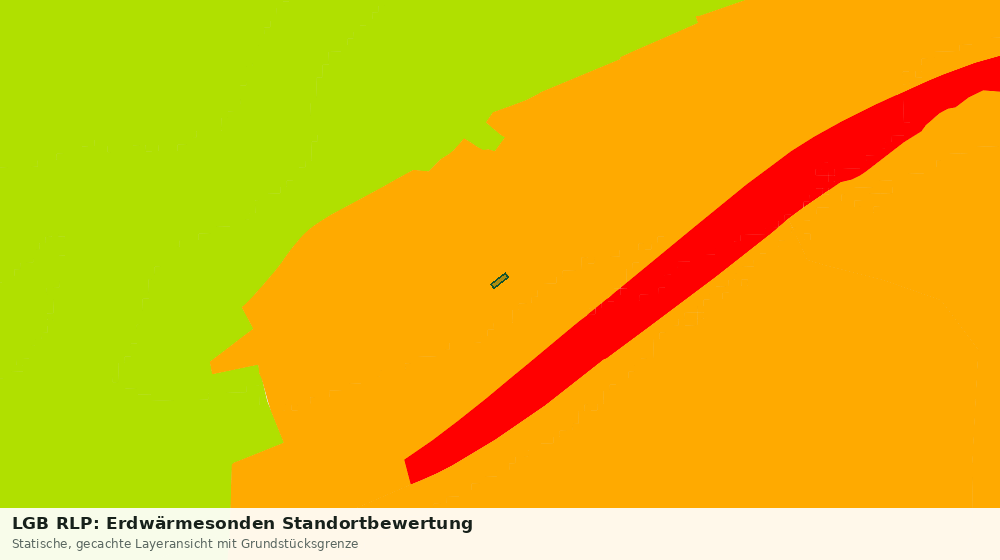 Statische Kartenansicht: LGB RLP: Erdwärmesonden Standortbewertung
