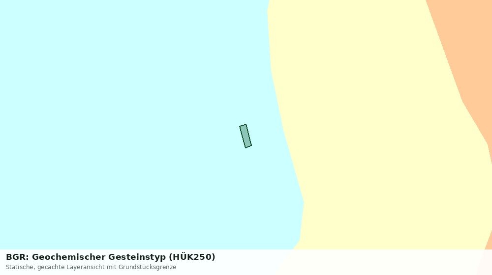 Statische Kartenansicht: BGR: Geochemischer Gesteinstyp (HÜK250)