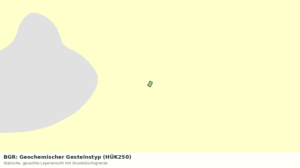 Statische Kartenansicht: BGR: Geochemischer Gesteinstyp (HÜK250)