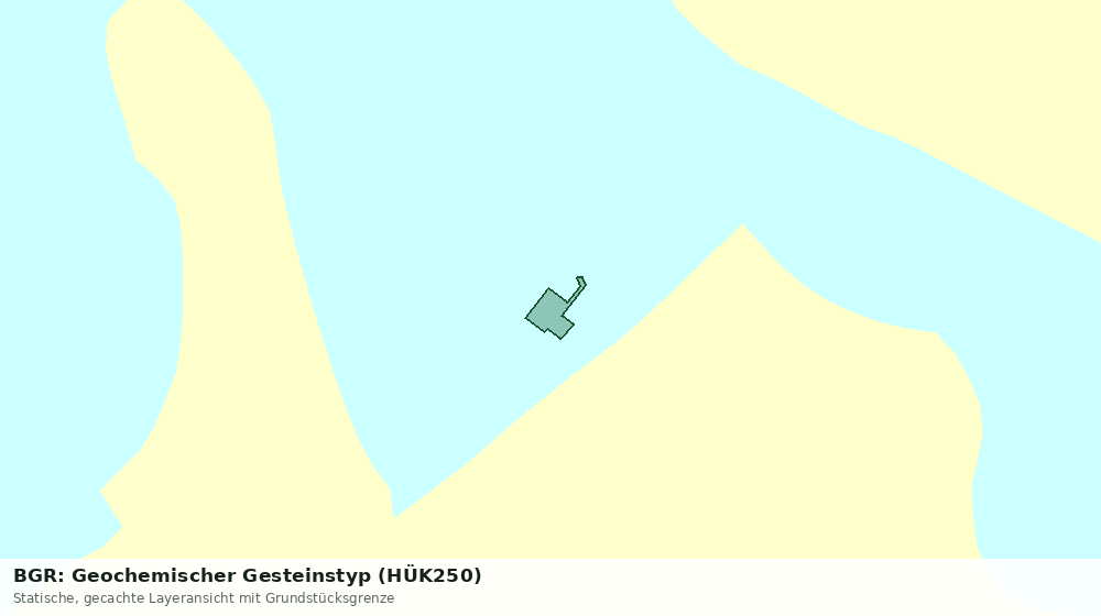 Statische Kartenansicht: BGR: Geochemischer Gesteinstyp (HÜK250)