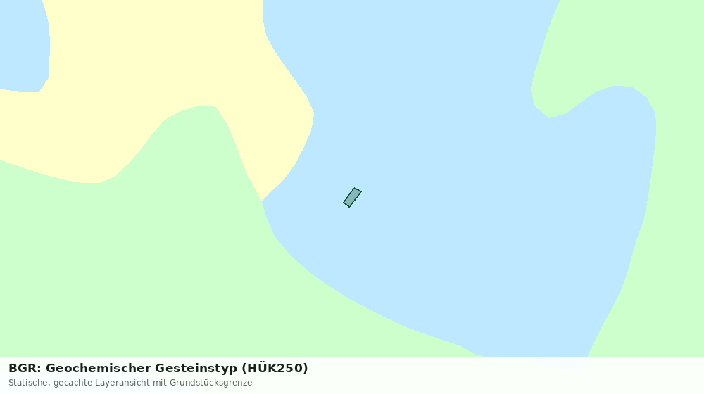 Statische Kartenansicht: BGR: Geochemischer Gesteinstyp (HÜK250)