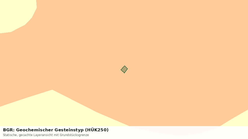 Statische Kartenansicht: BGR: Geochemischer Gesteinstyp (HÜK250)