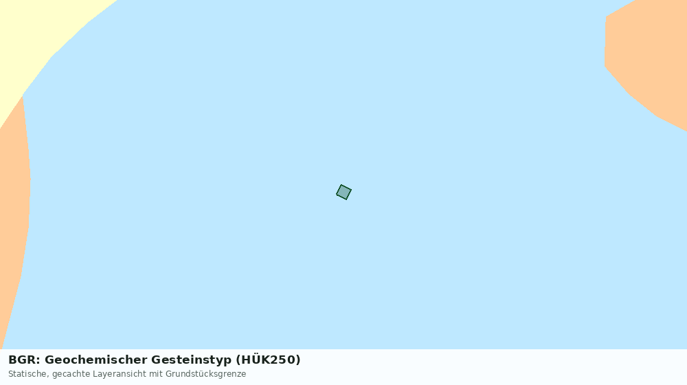 Statische Kartenansicht: BGR: Geochemischer Gesteinstyp (HÜK250)