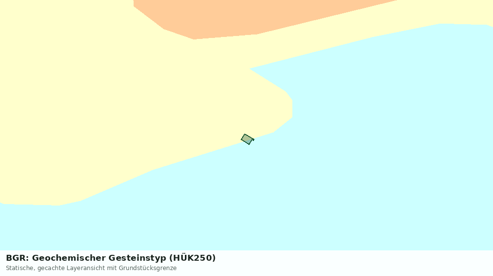 Statische Kartenansicht: BGR: Geochemischer Gesteinstyp (HÜK250)