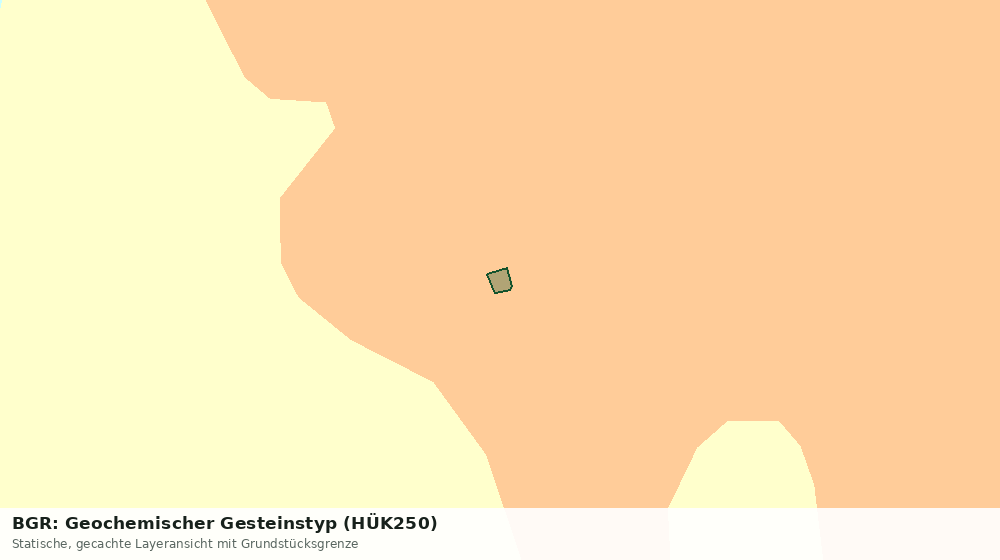 Statische Kartenansicht: BGR: Geochemischer Gesteinstyp (HÜK250)