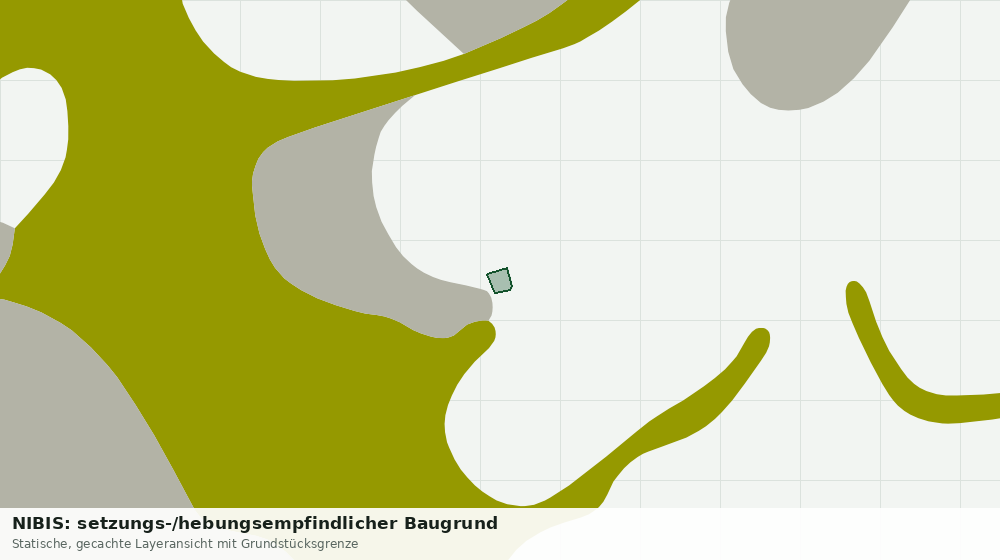 Statische Kartenansicht: NIBIS: setzungs-/hebungsempfindlicher Baugrund