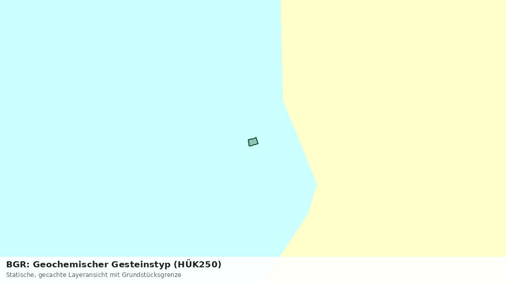 Statische Kartenansicht: BGR: Geochemischer Gesteinstyp (HÜK250)