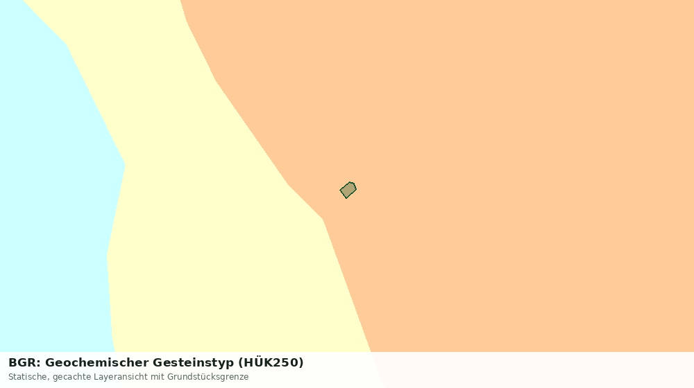 Statische Kartenansicht: BGR: Geochemischer Gesteinstyp (HÜK250)