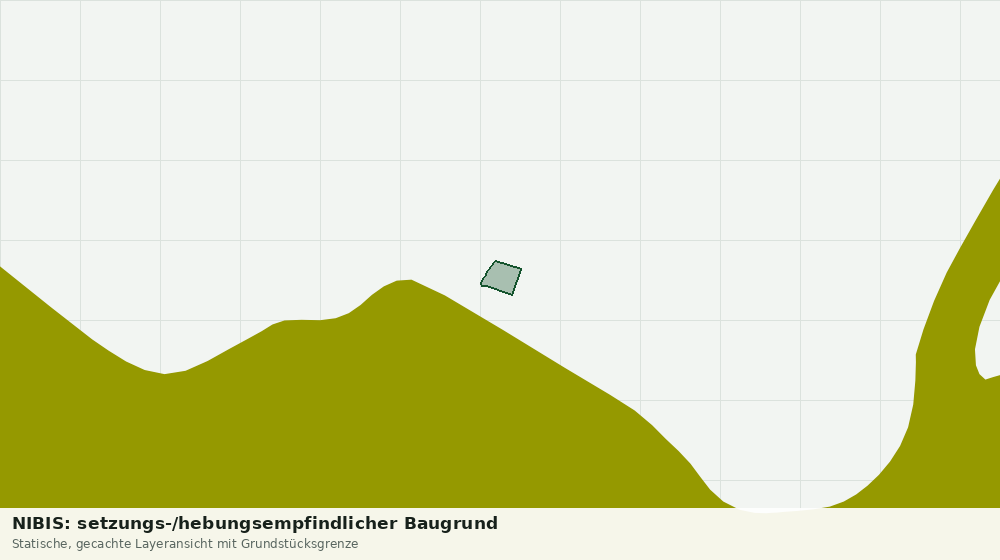 Statische Kartenansicht: NIBIS: setzungs-/hebungsempfindlicher Baugrund