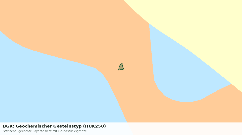 Statische Kartenansicht: BGR: Geochemischer Gesteinstyp (HÜK250)
