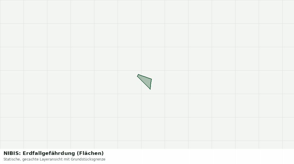 Statische Kartenansicht: NIBIS: Erdfallgefährdung (Flächen)
