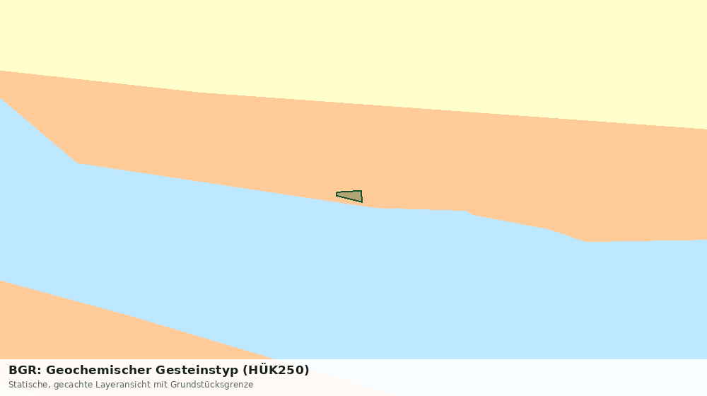 Statische Kartenansicht: BGR: Geochemischer Gesteinstyp (HÜK250)