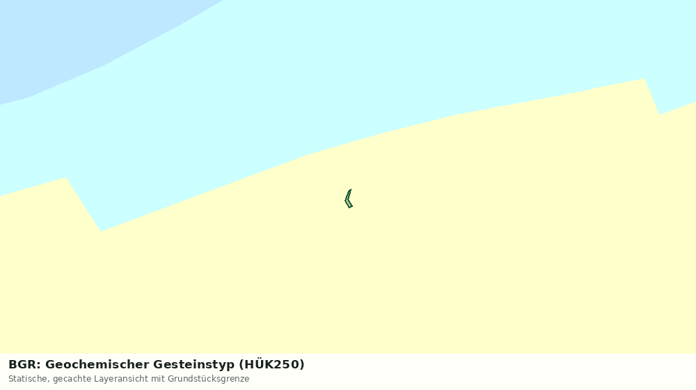 Statische Kartenansicht: BGR: Geochemischer Gesteinstyp (HÜK250)
