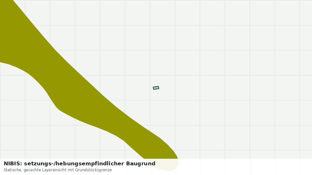 Statische Kartenansicht: NIBIS: setzungs-/hebungsempfindlicher Baugrund