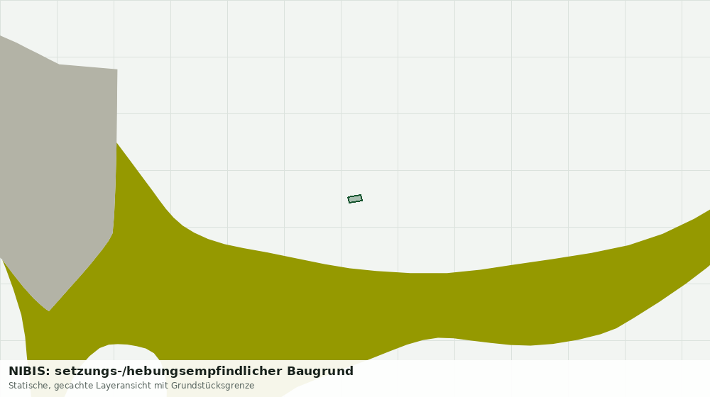 Statische Kartenansicht: NIBIS: setzungs-/hebungsempfindlicher Baugrund