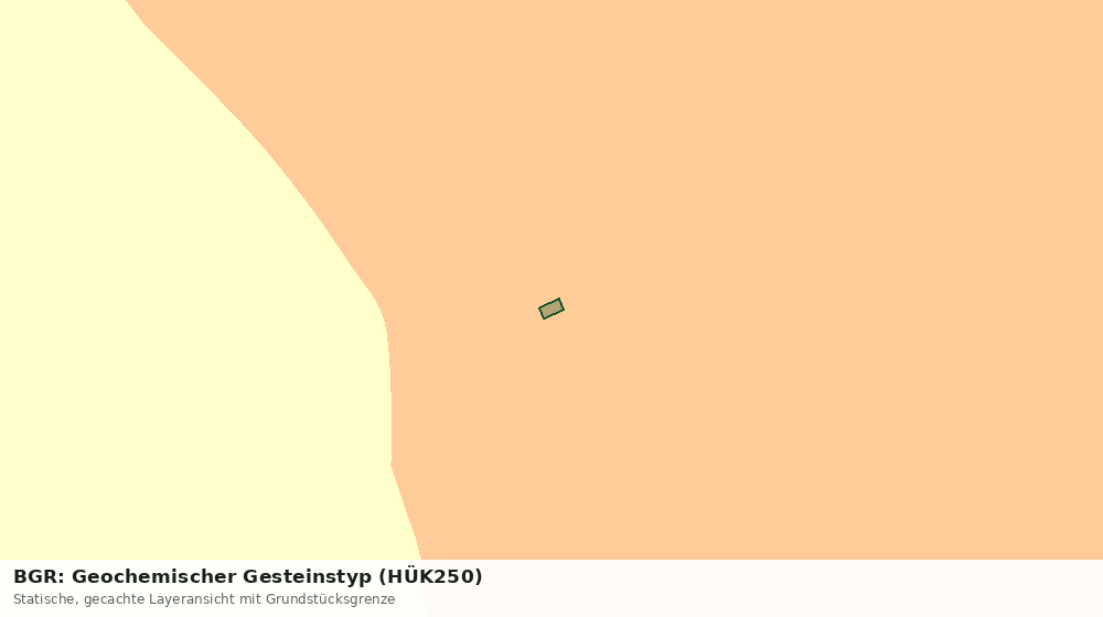 Statische Kartenansicht: BGR: Geochemischer Gesteinstyp (HÜK250)