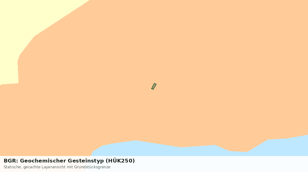 Statische Kartenansicht: BGR: Geochemischer Gesteinstyp (HÜK250)