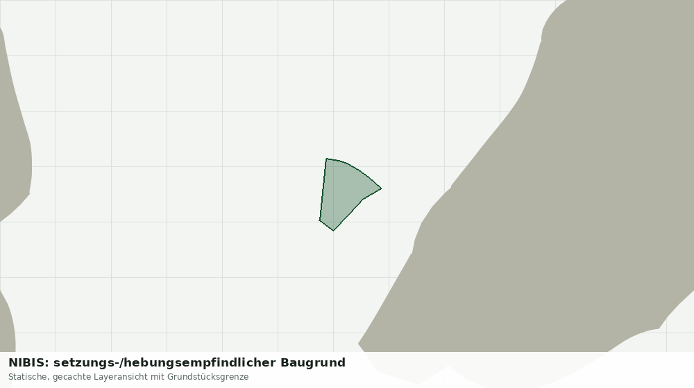 Statische Kartenansicht: NIBIS: setzungs-/hebungsempfindlicher Baugrund