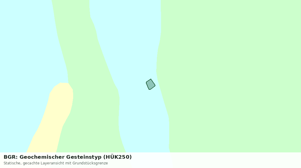 Statische Kartenansicht: BGR: Geochemischer Gesteinstyp (HÜK250)