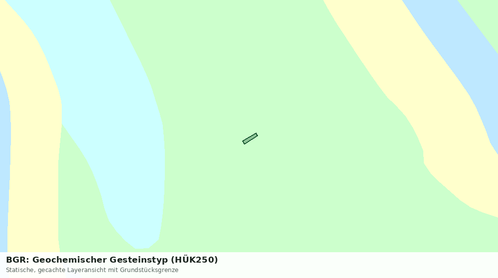 Statische Kartenansicht: BGR: Geochemischer Gesteinstyp (HÜK250)