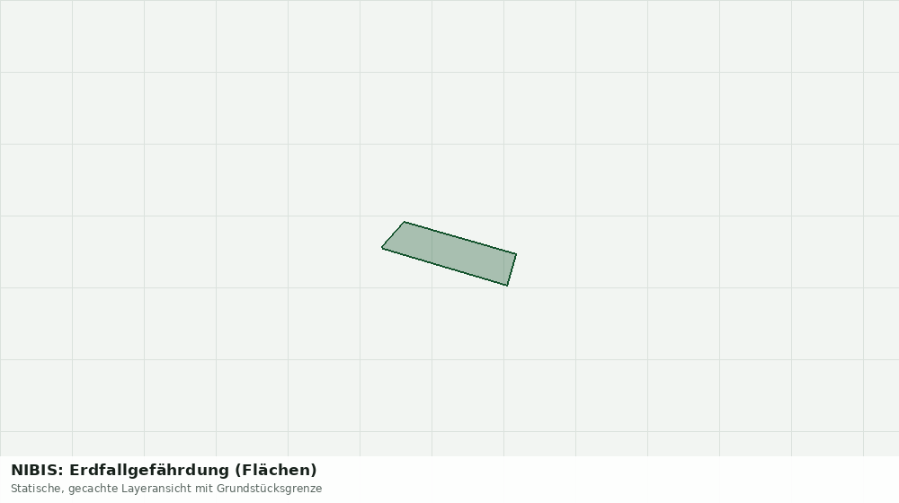 Statische Kartenansicht: NIBIS: Erdfallgefährdung (Flächen)