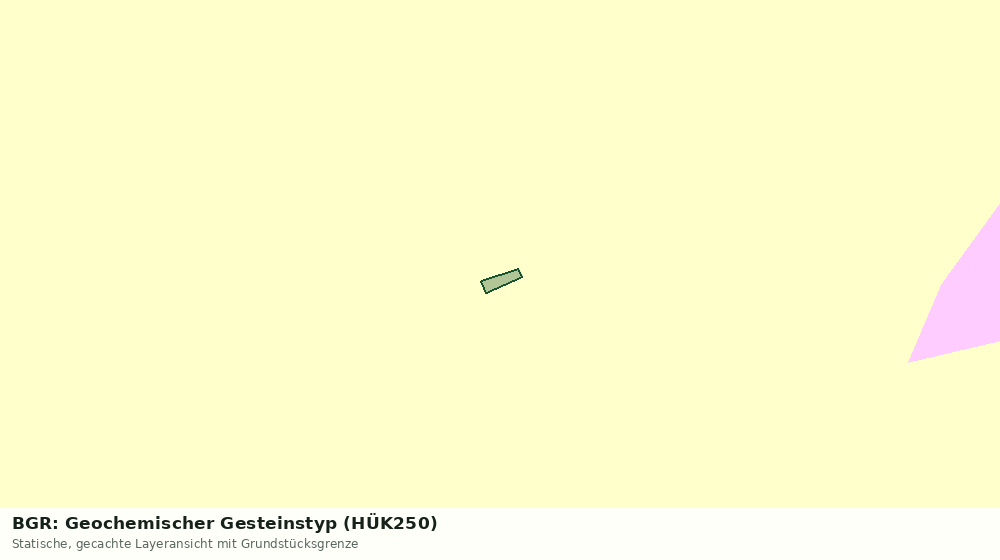 Statische Kartenansicht: BGR: Geochemischer Gesteinstyp (HÜK250)