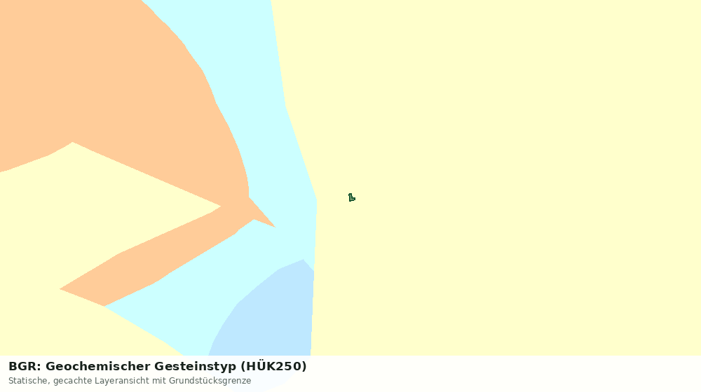 Statische Kartenansicht: BGR: Geochemischer Gesteinstyp (HÜK250)