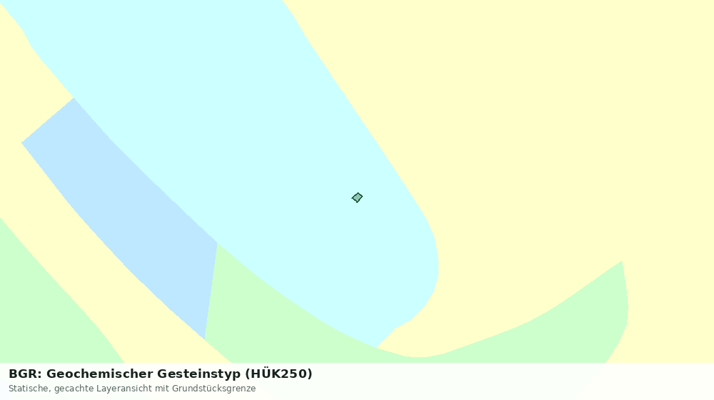 Statische Kartenansicht: BGR: Geochemischer Gesteinstyp (HÜK250)