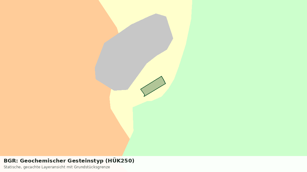 Statische Kartenansicht: BGR: Geochemischer Gesteinstyp (HÜK250)