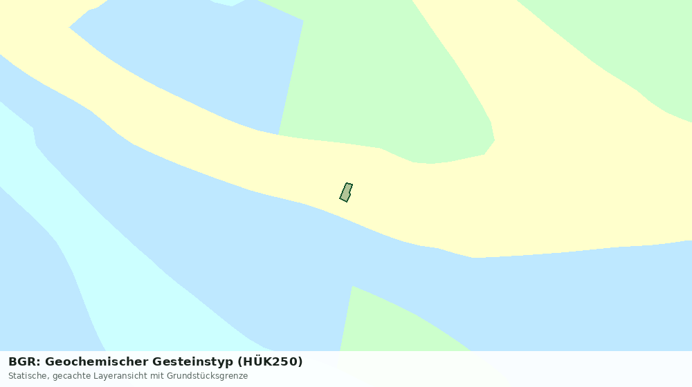 Statische Kartenansicht: BGR: Geochemischer Gesteinstyp (HÜK250)
