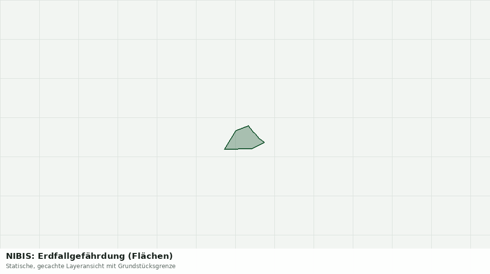 Statische Kartenansicht: NIBIS: Erdfallgefährdung (Flächen)