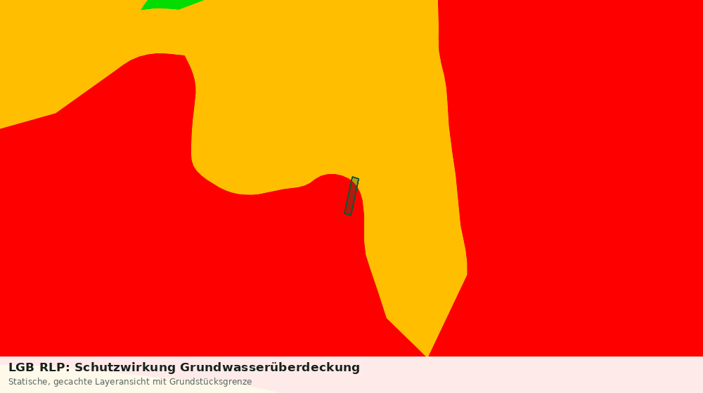 Statische Kartenansicht: LGB RLP: Schutzwirkung Grundwasserüberdeckung