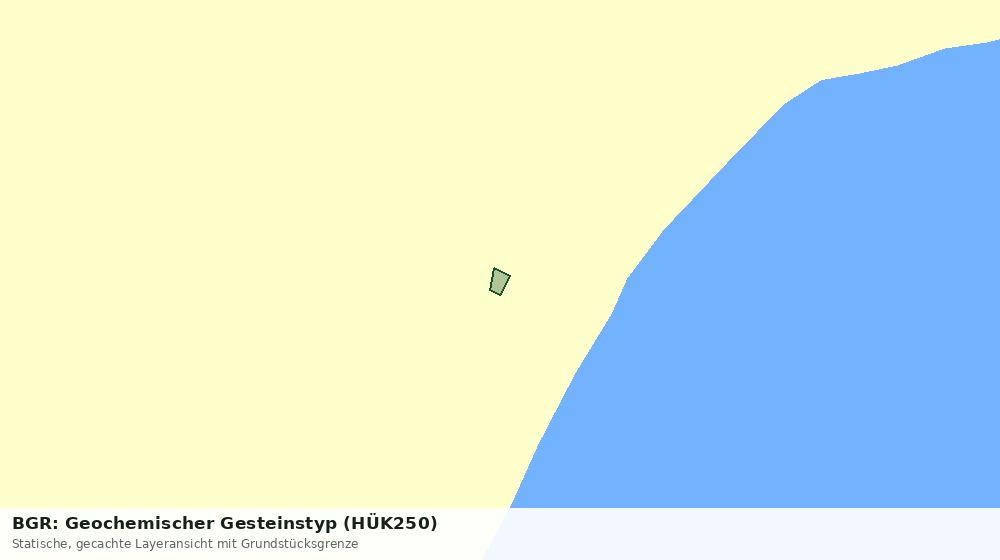 Statische Kartenansicht: BGR: Geochemischer Gesteinstyp (HÜK250)