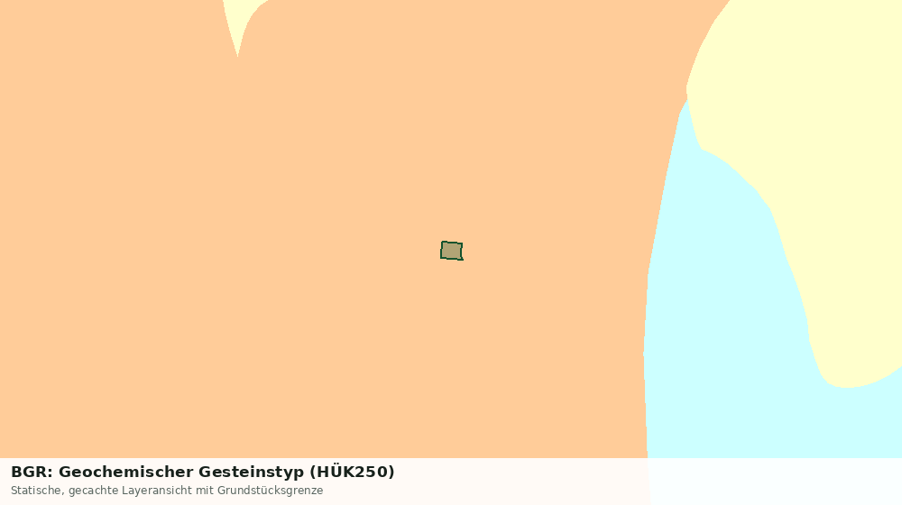 Statische Kartenansicht: BGR: Geochemischer Gesteinstyp (HÜK250)