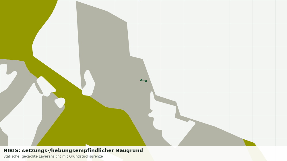 Statische Kartenansicht: NIBIS: setzungs-/hebungsempfindlicher Baugrund