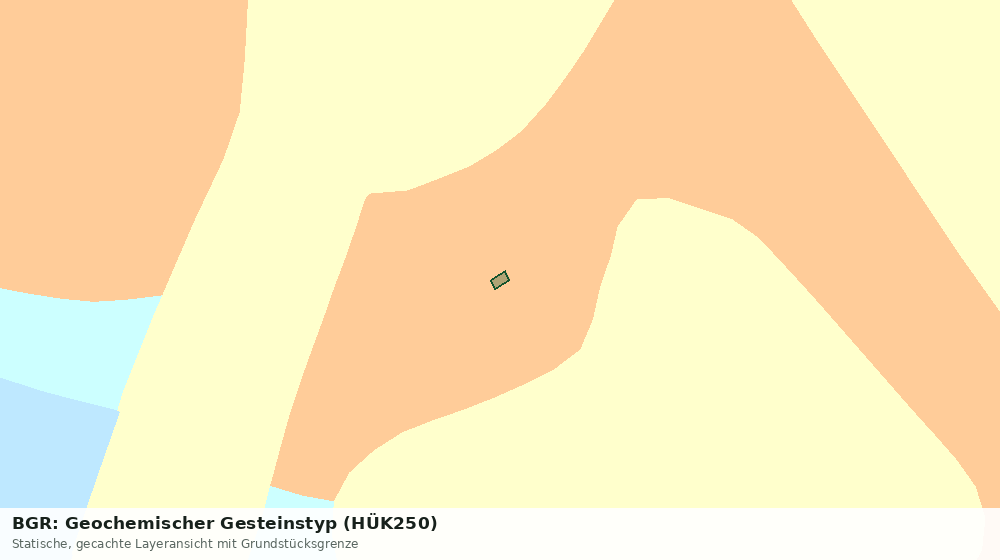 Statische Kartenansicht: BGR: Geochemischer Gesteinstyp (HÜK250)