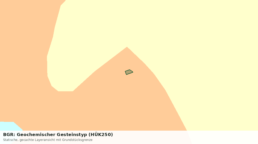 Statische Kartenansicht: BGR: Geochemischer Gesteinstyp (HÜK250)