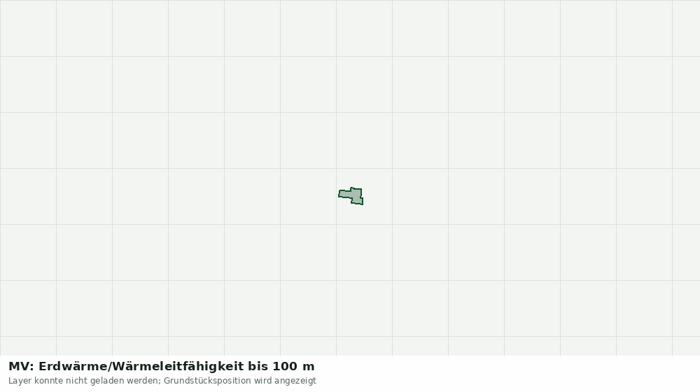 Statische Kartenansicht: MV: Erdwärme/Wärmeleitfähigkeit bis 100 m