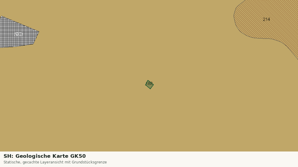 Statische Kartenansicht: SH: Geologische Karte GK50