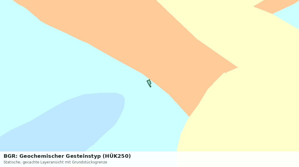 Statische Kartenansicht: BGR: Geochemischer Gesteinstyp (HÜK250)