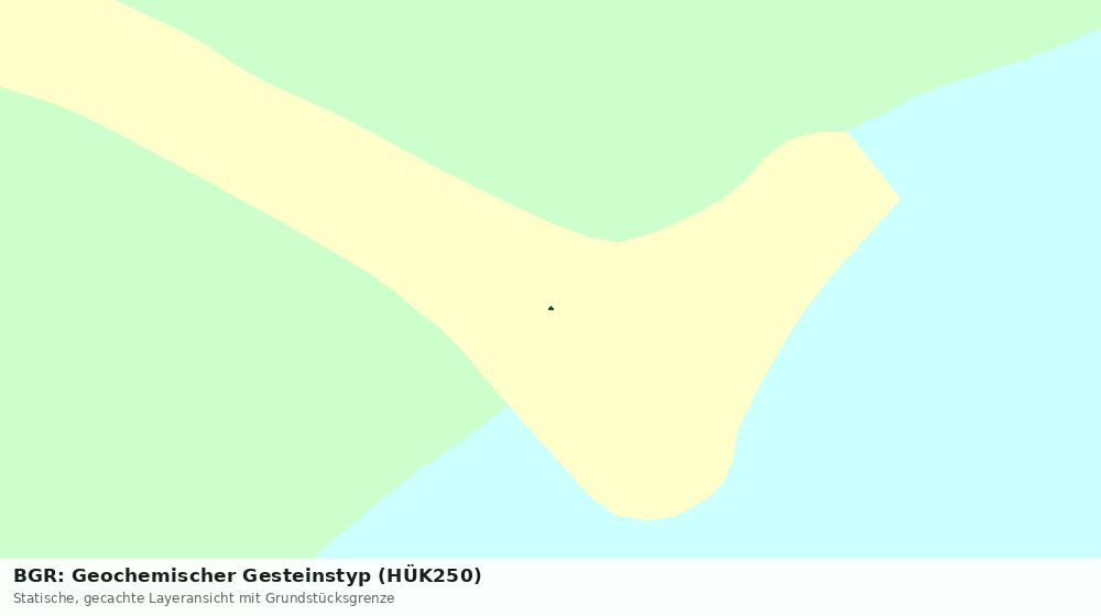 Statische Kartenansicht: BGR: Geochemischer Gesteinstyp (HÜK250)