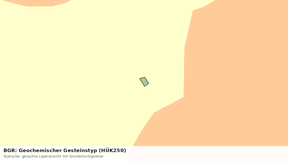 Statische Kartenansicht: BGR: Geochemischer Gesteinstyp (HÜK250)